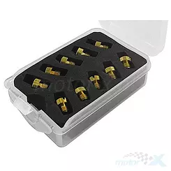 Hauptdüsen Motoforce Dellorto 6mm, Set 10 Stück (100-122)