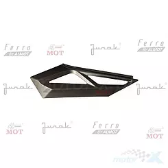 Dekorative Seitenabdeckung links gold Junak Racer 125