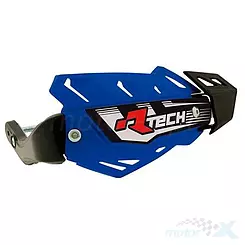 Universal-Handschützer, Handbars, blau, 3 Arten von Lenkerbefestigungen, Racetech FLX ATV/QUAD KITPMATVBLF
