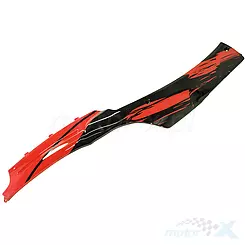 Rechte Schwellerabdeckung, Schwarz-Rot, Barton Galactic / Longjia L-EVO / Ferro 103
