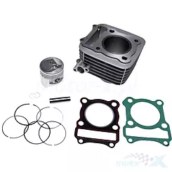 Kompletter Zylinder 57.00mm 125cc Gusseisen 14mm Kolbenbolzen SG157FMI 4T 125 OHC AC
