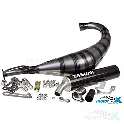 Auspuff Yasuni R3 Carrera Carbon Black Edition, Aprilia RX / Beta RR / Derbi Senda R / Rieju RR