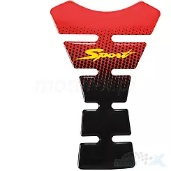 Tankpad, Kraftstofftankschutz Gummi, rot, Sport