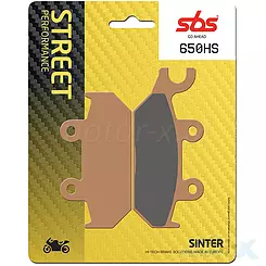 Gesinterte Bremsbeläge SBS Sinter Street 650HS