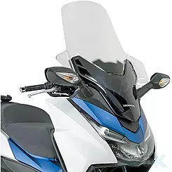 Windschutzscheibe, transparent, 70.5x63cm, Kappa, KD1140ST, Honda Forza 125 ABS