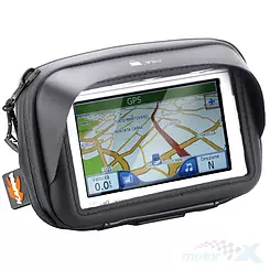 Handyhalterung für Motorrad, mit Visier, 139x90mm, Befestigung von 8 bis 35mm, Kappa KS953B