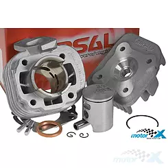 Kompletter Zylinder mit Kopf 40.00mm 50cc Bolzen 10mm Airsal Tech Racing 1PE40QMB 2T Minarelli CY horizontal AC