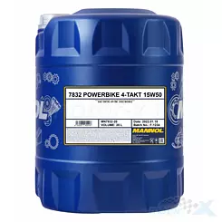 Mannol 7832 Motorbike Motoröl 4T, teilsynthetisch 15W50, 4T, 20L