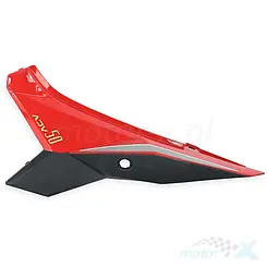 Seitenrahmenabdeckung, Fahrersitz links, rot-graphit, Junak ADV50