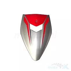 Obere Frontabdeckung Silber-Rot Junak 108