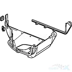 Untere Zylinderabdeckung Kymco Agility / Super 8