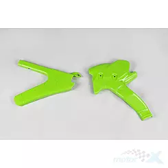 Grüne Seitenverkleidungen UFO Plast Kawasaki KDX 200 95-