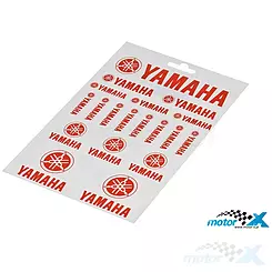 Yamaha Aufkleber, Rot, Set