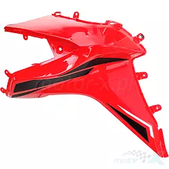 Linke Tankabdeckung, Rot, Barton GT 125