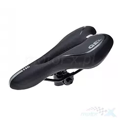Fahrrad-Sattel, MTB, schwarz, gelartig, Leoshi