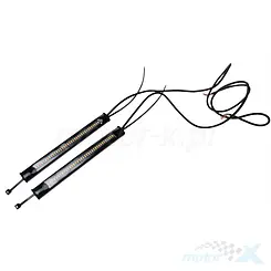 Zusätzliche Rückleuchten, LED-Leisten, zwei Stück, Standlicht + Blinker links und rechts, WM Motor 24013