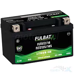 Wartungsfreier Lithium-Ionen-Akku LIFEPO4 Fulbat FLTX12/14 / FLTZ12S/14S