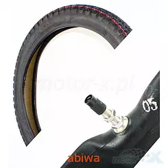 Motorradreifen 2.75-18 + Schlauch, TT Boss Tire BL-213