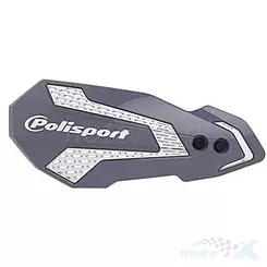 Universale Handschützer, Blätter, grau weiß, Polisport MX FLOW 8308200052