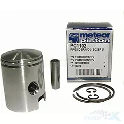 Kompletter Kolben 39.60/10/26.54 50cc Meteor Piaggio Bravo- SI Boxer
