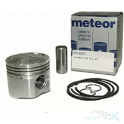 Kolben komplett 40.40/13/17.2 50cc Meteor 139QMB/QMA (GY6 50) 4T