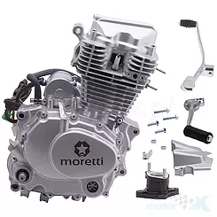 Komplettmotor 150cc, 5 Gänge, 162FMJ 150 4T AC