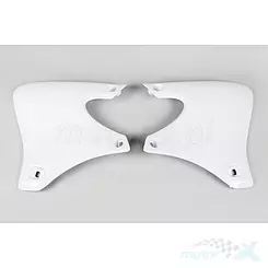 Weiße Kühlerschutzgitter UFO Plast YZF 400 / WRF 400 / YZF 426 / YZF 426
