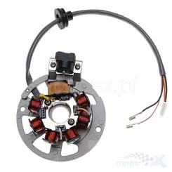 Stator Zündspule, Lichtmaschinenstator, 7 Spulen, 3-Pin-Stecker, 5 Kabel, 2T, Version B