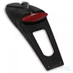 Kotflügel hinten, schwarz, mit LED-Leuchte und Kennzeichenhalter, UFO Plast PP01219CLB