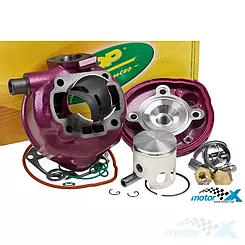 Zylinder komplett mit Kopf 47.00mm 70cc Gusseisen 10mm Kolbenbolzen Top Performances Due Plus Minarelli LC