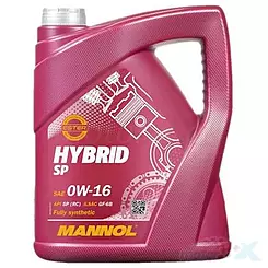 Automotorenöl 0W16 synthetisch 5L, Mannol Hybrid SP 7920