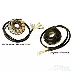 Stator Zündspule, Generatorstator, Lichtmaschine, mit Lichtern, Electrex ST5410L HUSABERG, KTM (ÄLTERE MODELLE)