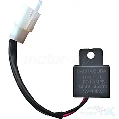LED Blinkerrelais, 2-poliger Stecker, AC/DC max. 100W, Abiwa 1023