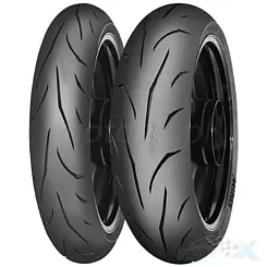 Mitas 180/55ZR17 SPORT FORCE+ RS RACING SOFT (73W) TL Hinterrad Motorradreifen für die Straße