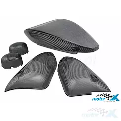 Blinker- und Rücklichtgläser STR8, schwarz, MBK Nitro / Yamaha Aerox 1999-