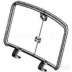 Handschuhfachdeckel leuchtend rot RR136PA Kymco Like