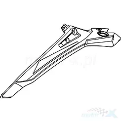 Vordere obere linke Abdeckung Blau KD Benelli TRK 502 Euro 4 2020