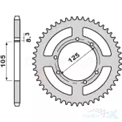 Hinteres Kettenrad PBR 441355F (JTR1134.55) 