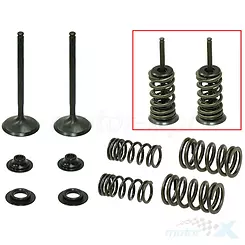 Auspuffventile, Stahl, Komplett, Psychic Motorsports XU-09503EK HONDA CRF 450 X '05-'17 (MX-09503E)