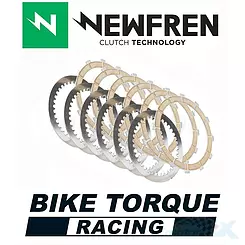 Kupplungsscheiben mit Zwischenlagen, 13 Stück, Newfren Racing F2836SR (EBS2335R) Yamaha YZ 85 (95-15)