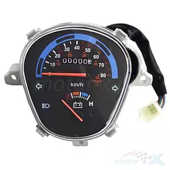 Tachometer bis 80km/h Trike Barton Tres