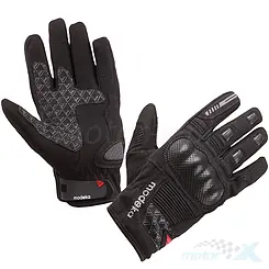 Motorradhandschuhe, schwarz, Modeka Fuego