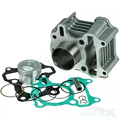 Kompletter Zylinder 42.00mm 60cc Gusseisen 10mm Kolbenbolzen Sym Orbit 2 Mio 4T