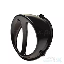 Luftansaugstutzen Tuning Optik, schwarz lackiert, 2T, 4T
