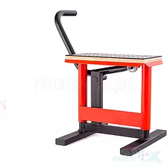 Ständer, Motorradheber mit Gummi, rot, HLP Enduro / Cross