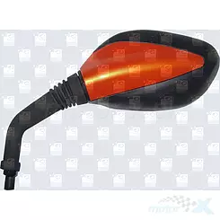 Rechter Spiegel M8, Rechtsgewinde, Orange-Schwarz, Ferro