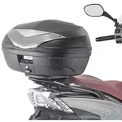 Kappa KYMCO PEOPLE S 300 Zentralen Kofferträger-Gestell mit Monolock-Platte