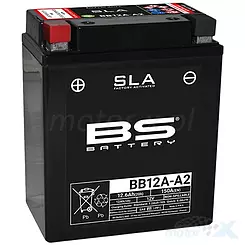 Wartungsfreie Batterie BS Battery BB12A-A2 (YB12A-A2) 12V 12Ah 134x80x161mm 150CCA
