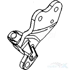 Rechter Fußrastenhalter Kymco AK 550
