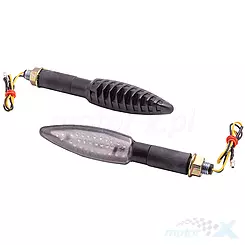 Universale Richtungsanzeiger MRT-082, LED (30 LEDs) schwarz, (homologiert)